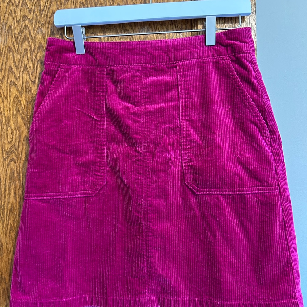 Boden Corduroy Mini Skirt